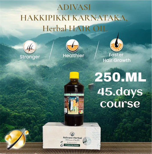 ADIVASI HAKKI PIKKI NEELAMBARI HERBAL HAIR OIL