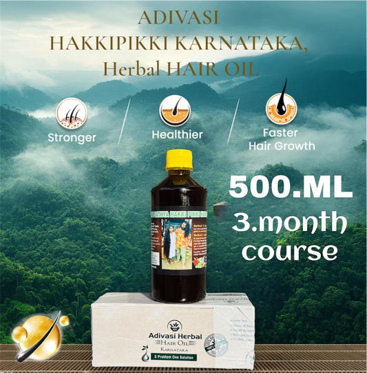 ADIVASI HAKKI PIKKI NEELAMBARI HERBAL HAIR OIL