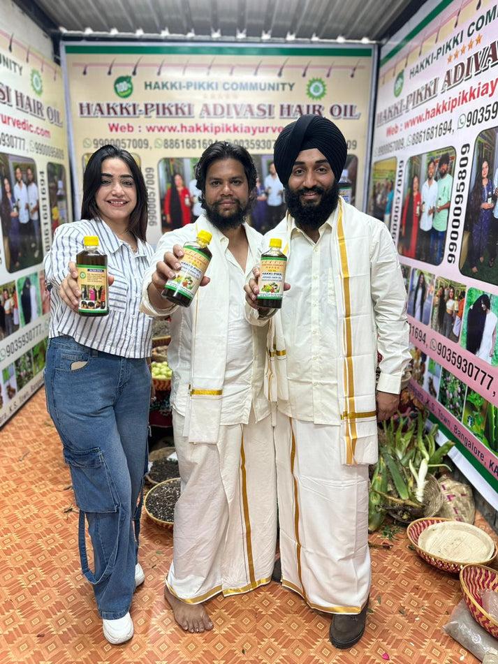 ADIVASI HAKKI PIKKI NEELAMBARI HERBAL HAIR OIL
