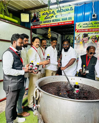 ADIVASI HAKKI PIKKI NEELAMBARI HERBAL HAIR OIL